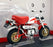 Aoshima 1/12 Scale 11171-3900 - Honda Monkey Motorcycle - Red/White