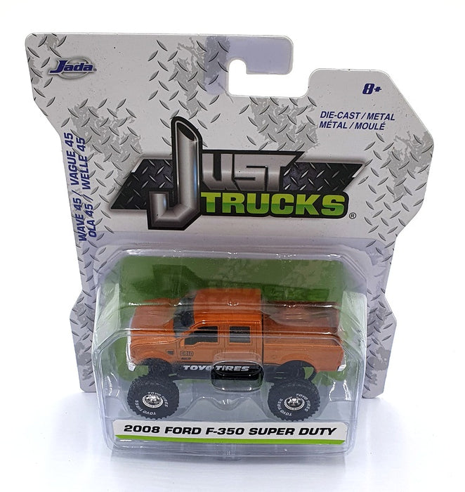 Jada Just Trucks 1/64 Scale 14020 - 2008 Ford F-350 Super Duty - Orange
