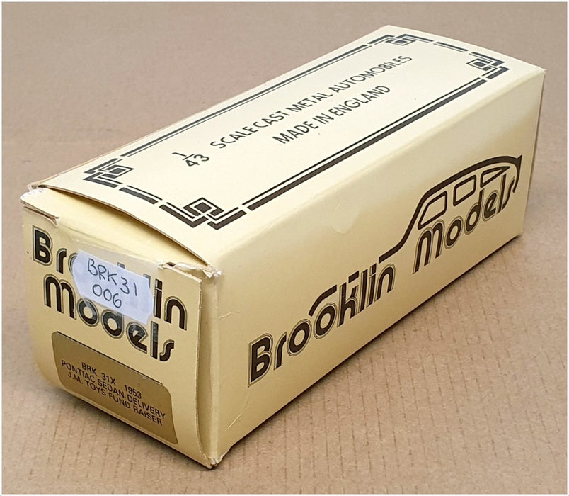 Brooklin 1/43 Scale BRK31 006 - 1953 Pontiac Sedan Delivery Van 1 Of 500