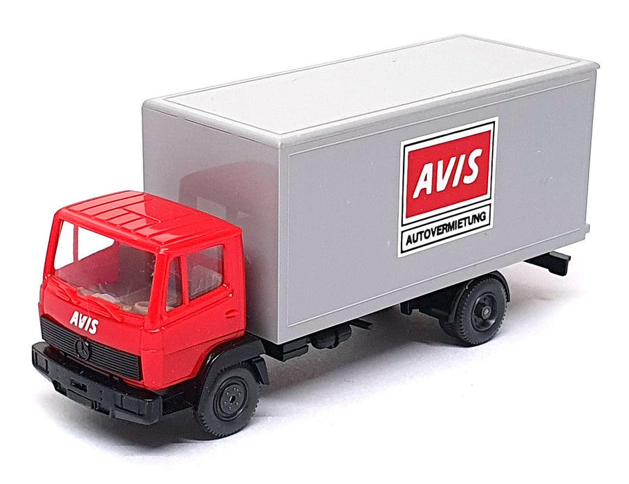 Wiking 1/87 Scale 22434 - Mercedes Benz LP 809 Truck Avis - Red/Grey