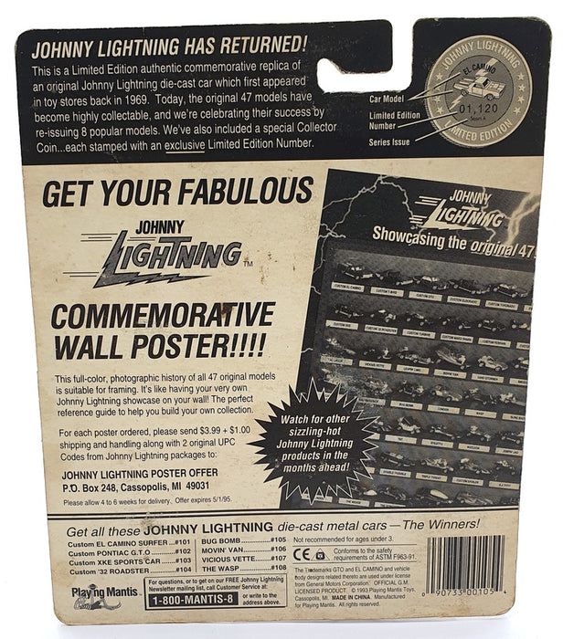 Johnny Lightning 1/64 Scale 00105 - The Challengers VW Bug Bomb - Met. Green