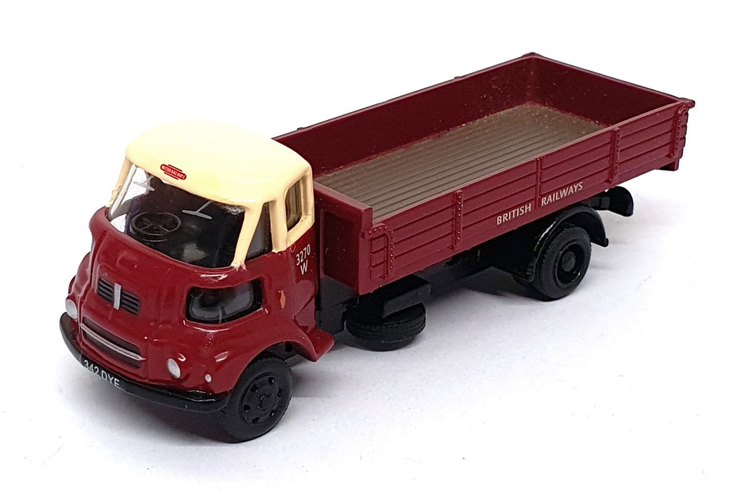 Base Toys 1/76 Scale D-21 - Leyland FG Dropside Truck British Rail - Maroon