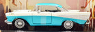Motor Max 1/24 Scale 79029 - 1957 Chevy Bel Air - Turquoise/Cream