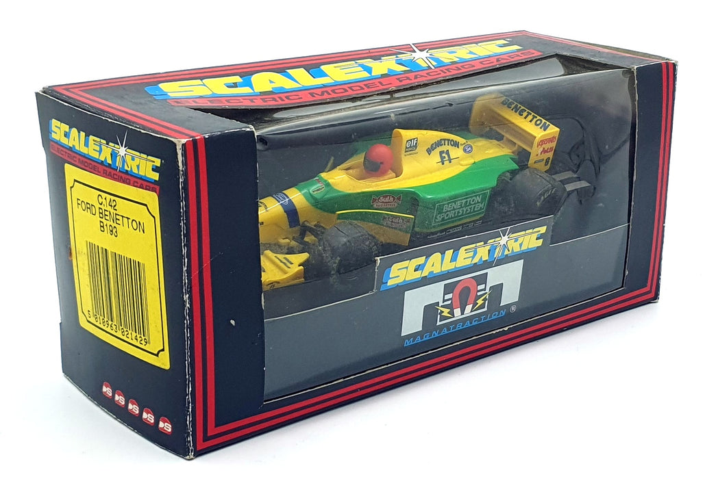 Scalextric 1/32 Scale Slotcar C142 - Ford Benetton B193 #6 - Red Helmet