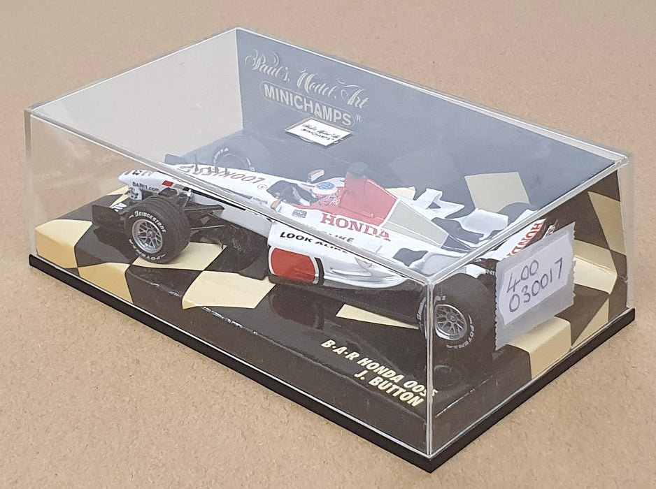 Minichamps 1/43 Scale 400 030017 - F1 B.A.R Honda 005 #17 J. Button