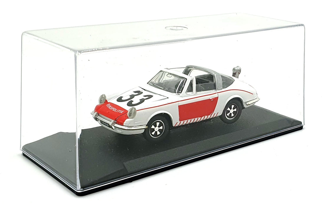 Eligor 1/43 Scale 100878 - Porsche 911 Targa Rijspolitie #33 - White/Red