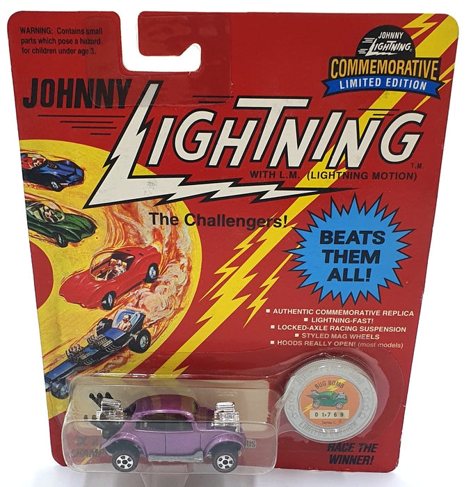 Johnny Lightning 1/64 Scale 100-130 - The Challengers VW Bug Bomb - Purple