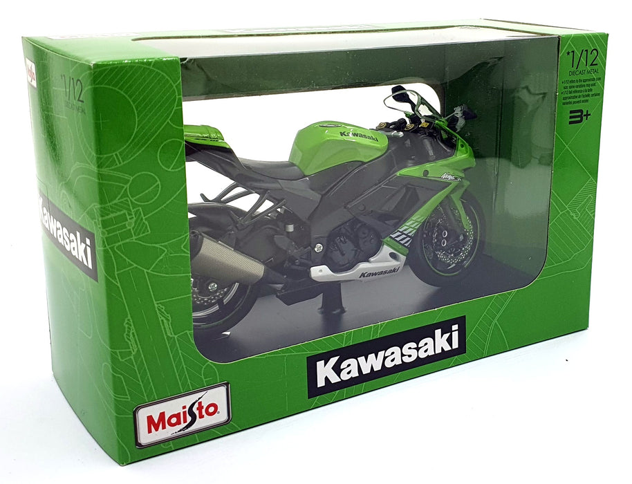 Maisto 1/12 Scale 32709 - Kawasaki Ninja ZX -10R - Black/Green