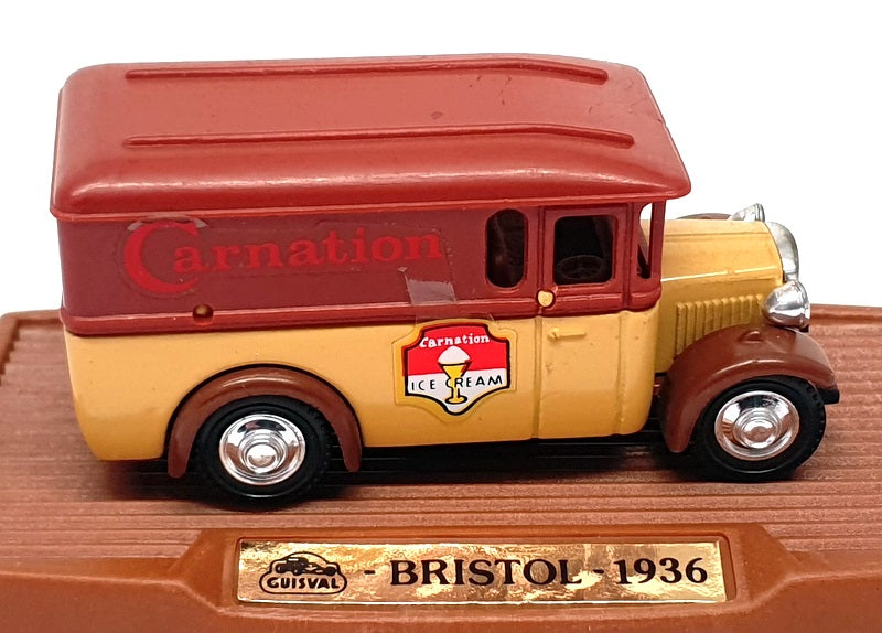 Guisval 8cm Long Diecast GVL01 - 1936 Bristol Van Carnation Ice-Cream