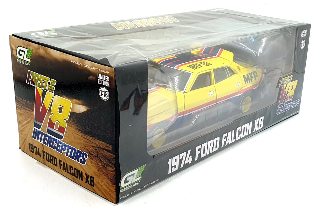 Greenlight  1/18 Scale 13675 - 1974 Ford Falcon XB MFP 08 - Yellow