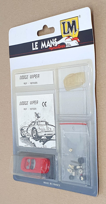 LM Le Mans Miniatures 1/87 Scale Kit 187025 - Dodge Viper - Red