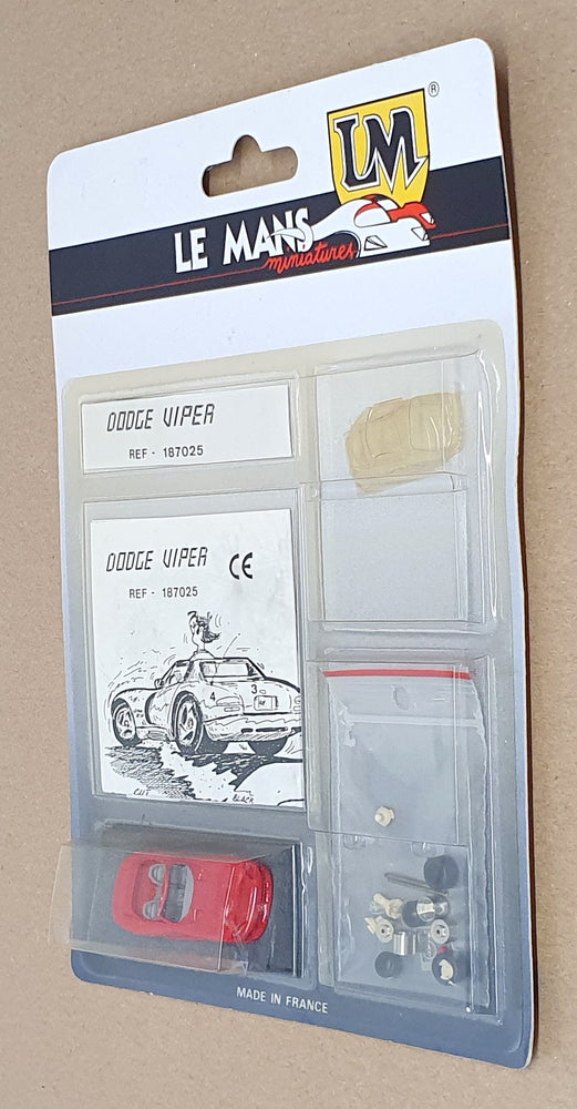LM Le Mans Miniatures 1/87 Scale Kit 187025 - Dodge Viper - Red