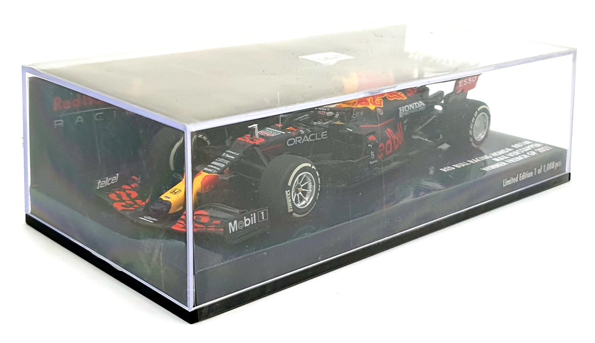 Minichamps 1/43 Scale 410 210833 - Red Bull Honda RB16B #33 1st French GP 2021