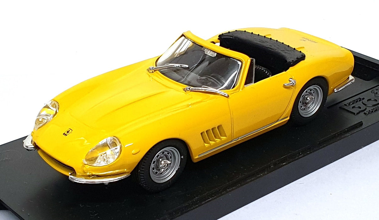 Box Model 1/43 Scale Diecast 8418 - Ferrari 275 GTB Spyder - Yellow