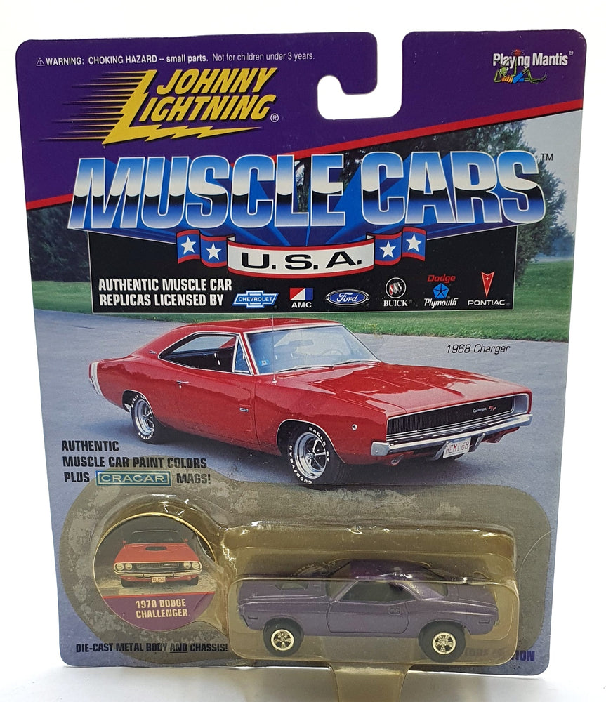 Johnny Lightning 1/64 Scale 202-00 Muscle Cars USA 1970 Dodge Challenger Purple