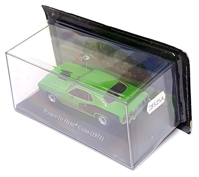 Altaya 1/43 Scale 28525A - 1971 Plymouth Hemi Cuda - Green/Black