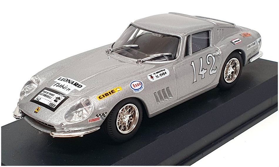 Best 1/43 Scale 9015 - Ferrari 275 GTB/4 #142 Tour de France 1969 - Silver