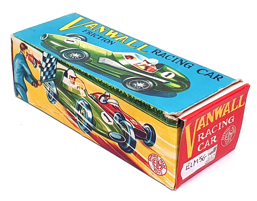 ELM Toys 16cm Long Friction Model ELM5G - Vanwall Racing Car #5 - Green