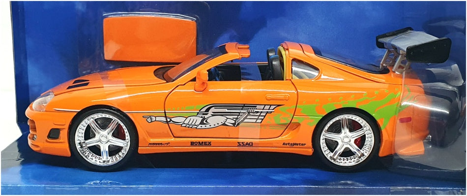 Jada 1/24 Scale 97168 - Fast & Furious Brian's Toyota Supra - Orange