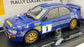 Sun Star 1/18 Scale Diecast 5525 Subaru Impreza 555 #1 Bourne Hong Kong 1994
