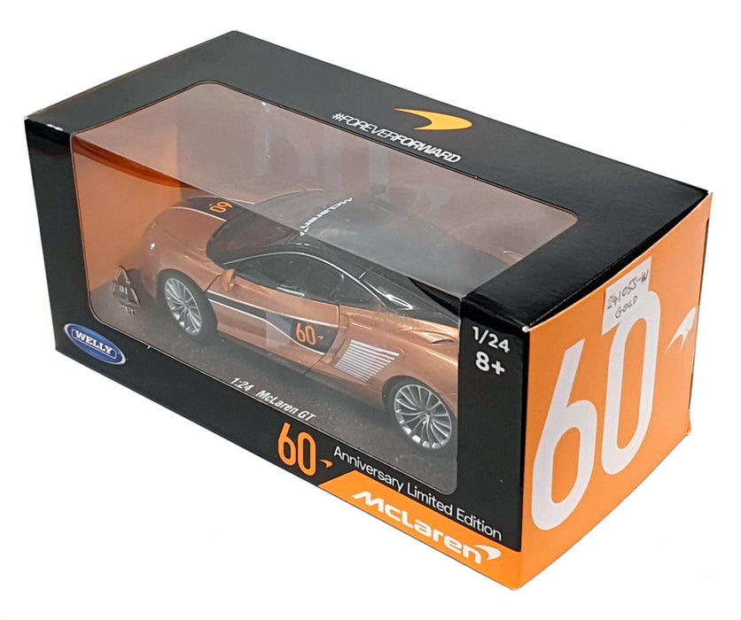 Welly 1/24 Scale 24105S-W - McLaren GT 60th Anniversary - Gold