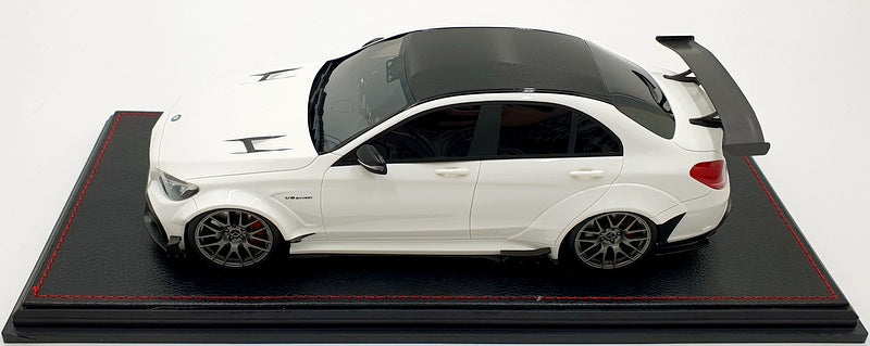 GLM 1/18 Scale GLM188021 Mercedes-Benz C63S AMG Darwin Pro Widebody White