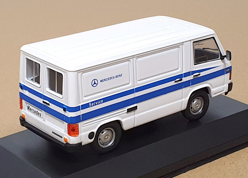 Whitebox 1/43 Scale WB266 - Mercedes Benz 100 Van MB Service - White/Blue