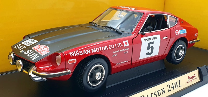 Road Signature 1/18 Scale Diecast 92529 - 1970 Datsun 240Z #5 Monte Carlo