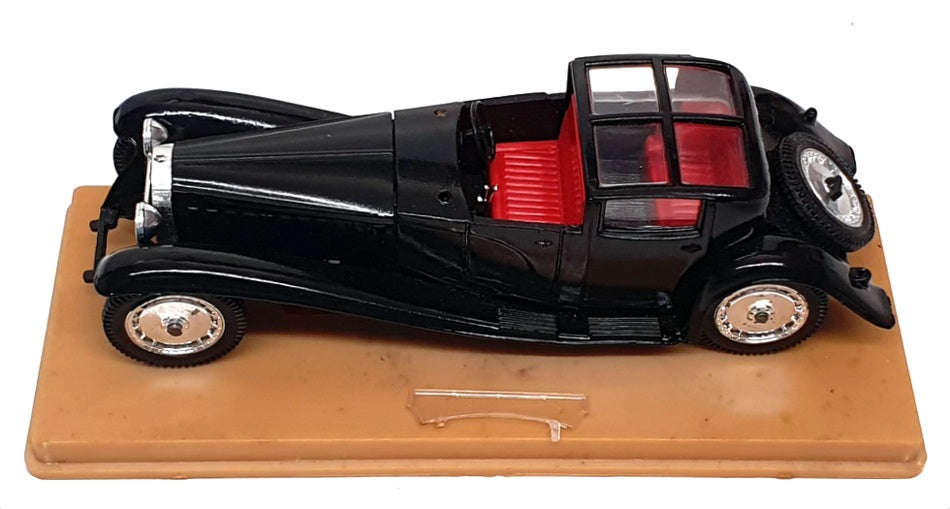 Solido 1/43 Scale 136 - 1930 Bugatti 41 Royale - Black/Red Seats