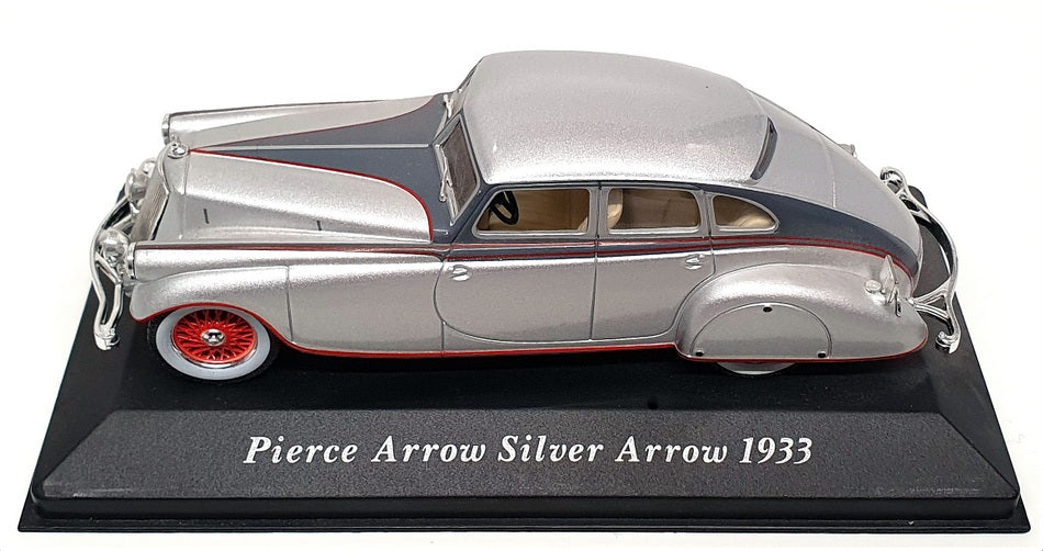 Altaya 1/43 Scale AT201023 - 1933 Pierce Arrow Silver Arrow - Silver