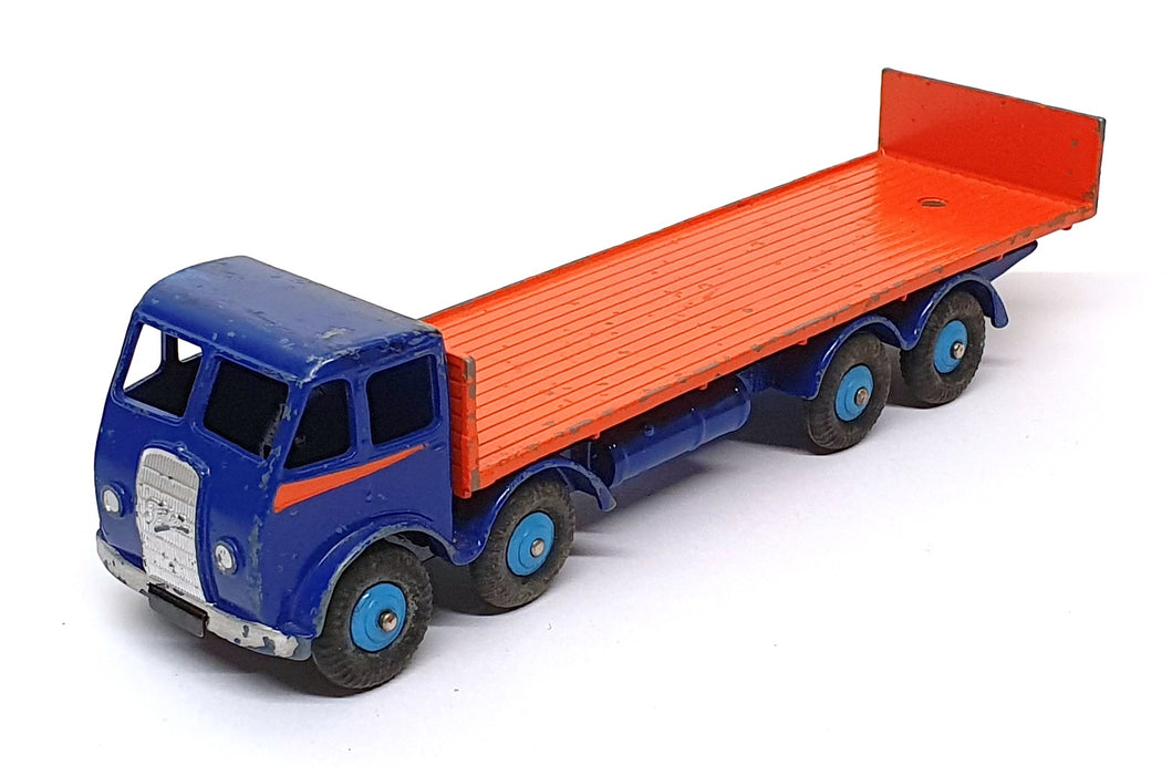 Dinky Supertoys Original 503 - Foden Flat Truck With Tailboard - Blue/Orange