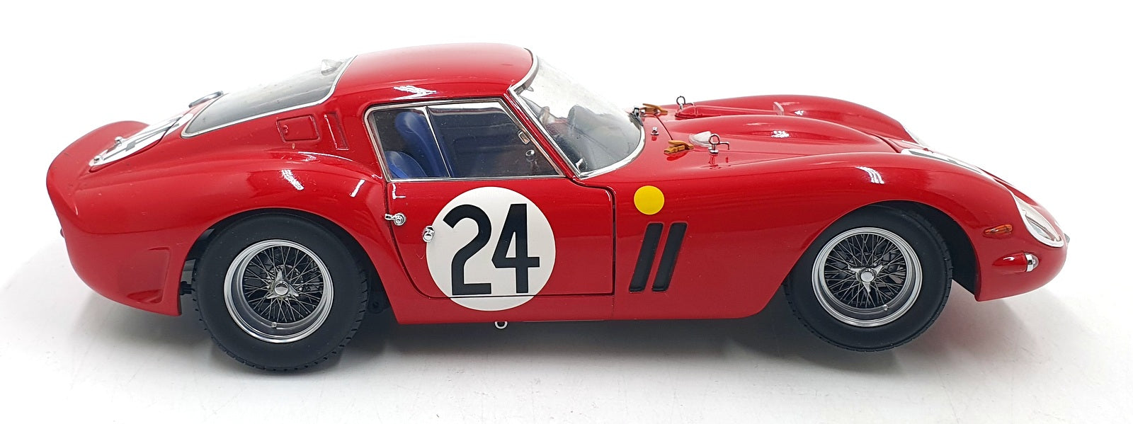 Kyosho 1/18 Scale Diecast DC18626A - Ferrari 250 GTO #24 - Red