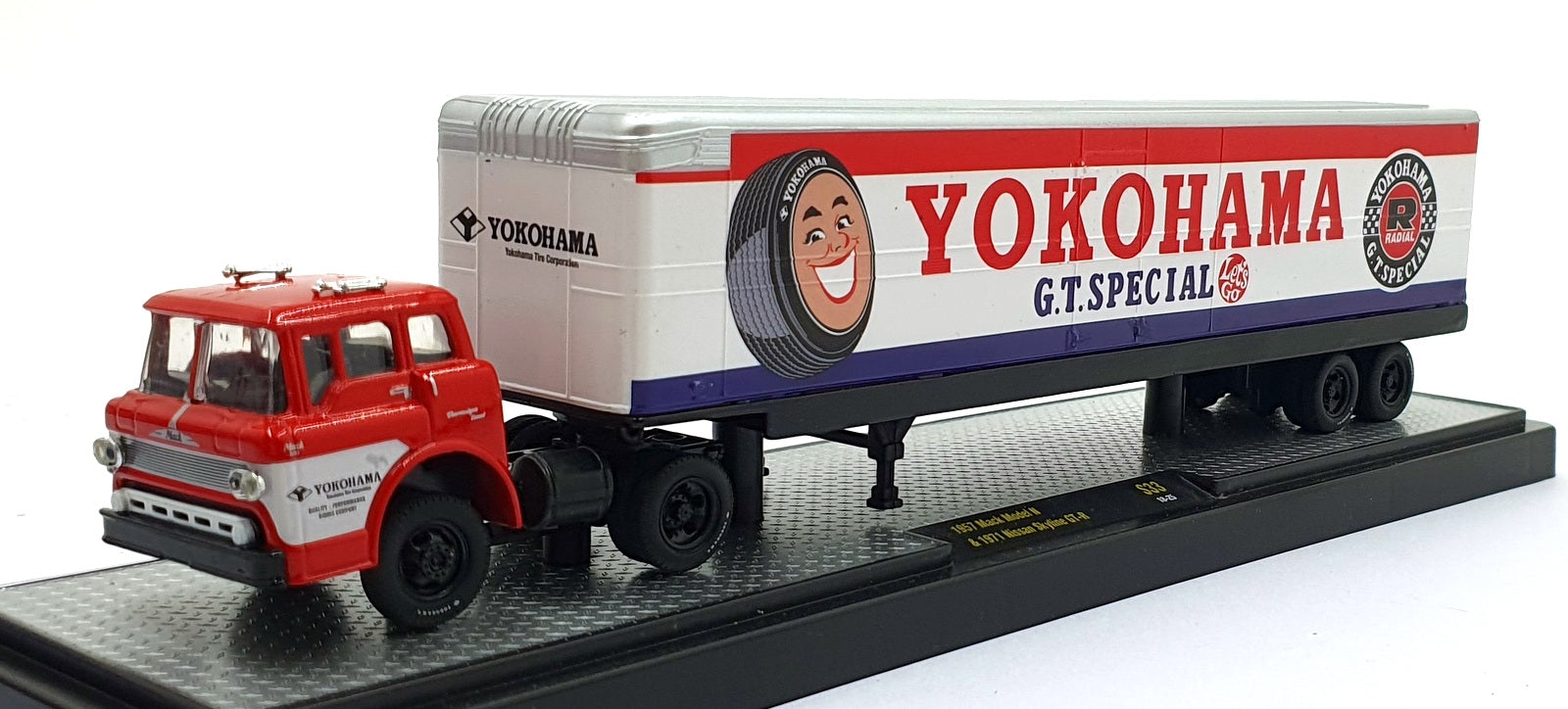 Castline M2 Machines 1/64 Scale S33 - 1957 Mack Model N & 1971 Skyline GT-R