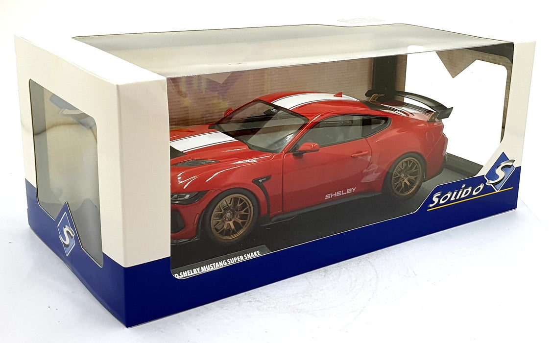 Solido 1/18 Scale Diecast S1813801 - Ford Shelby Mustang Super Snake - Red