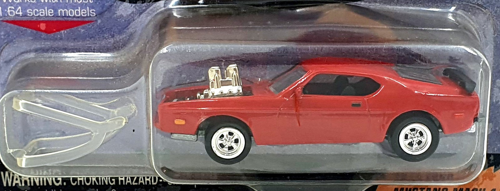 Johnny Lightning 1/64 Scale 443-01 - 1973 Ford Mustang Mach - Red