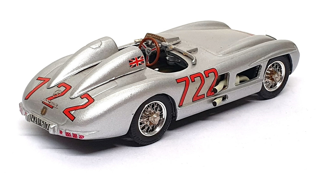Western Models 1/43 Scale 23126A - Mercedes Benz 300 SLR Race Car - Silver