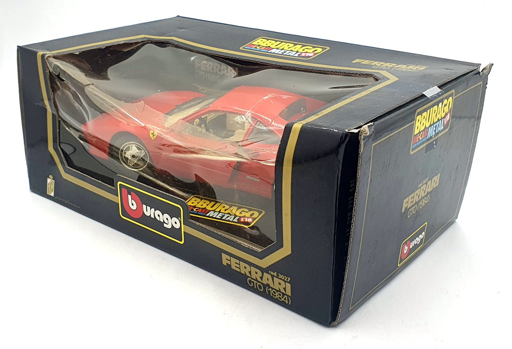 Burago 1/18 Scale Diecast 3027 - 1984 Ferrari GTO - Red