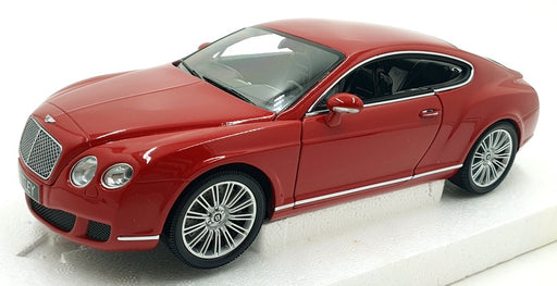 Minichamps 1/18 Scale Diecast 100 139620 - Bentley continental GT 2008 - Red