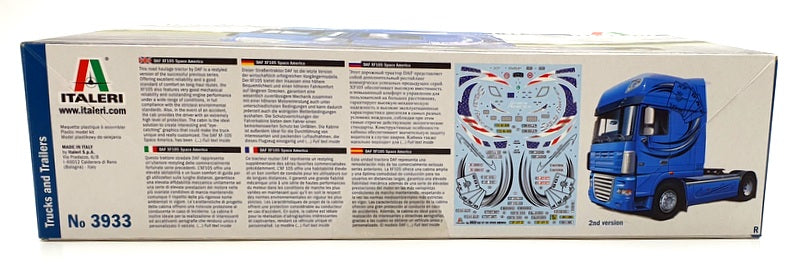Italeri 1/24 Scale Kit 3933 - DAF XF105 Space America