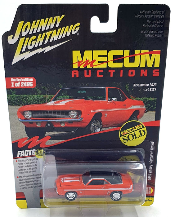 Johnny Lightning 1/64 JLSP376 Mecum Auction - 1969 Chevrolet Camaro Yenko - Red