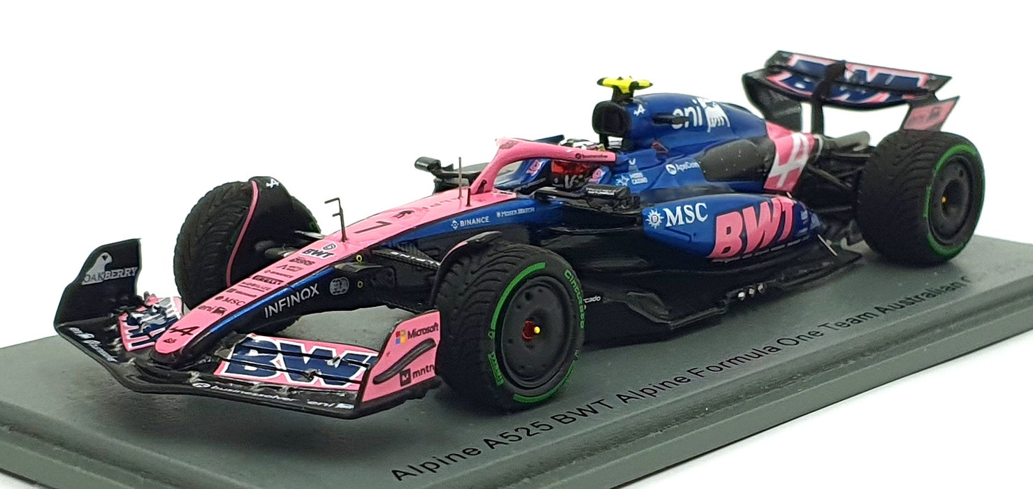 Spark 1/43 Scale S9585 - F1 Alpine A525 BWT #7 Austraian GP 2025 - Doohan