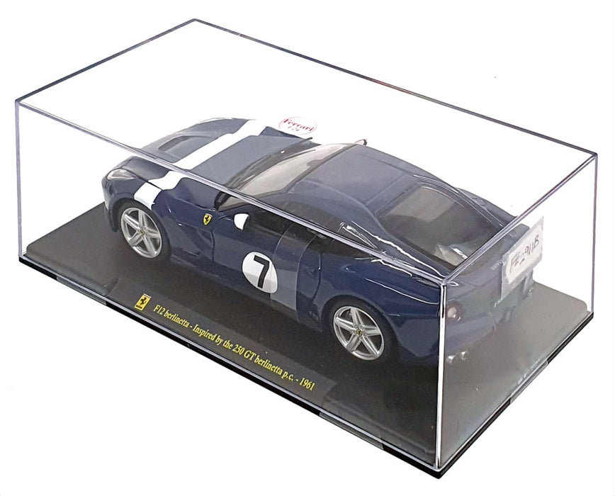 Burago 1/24 Scale Diecast FE2911B - 1961 Ferrari F12 Berlinetta - Blue