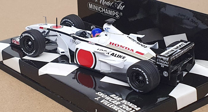 Minichamps 1/43 Scale 430 010079 - F1 BAR Honda Showcar 2001 J. Villeneuve