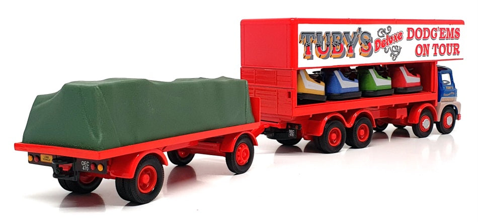 Corgi 1/50 Scale 14101 - Foden S21 8 Wheel Dodgem Truck & Trailer - Tuby's