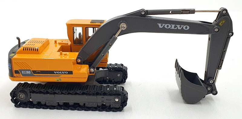 Cararama 1/50 Scale Diecast 560 - Volvo EC280 Excavator - Orange