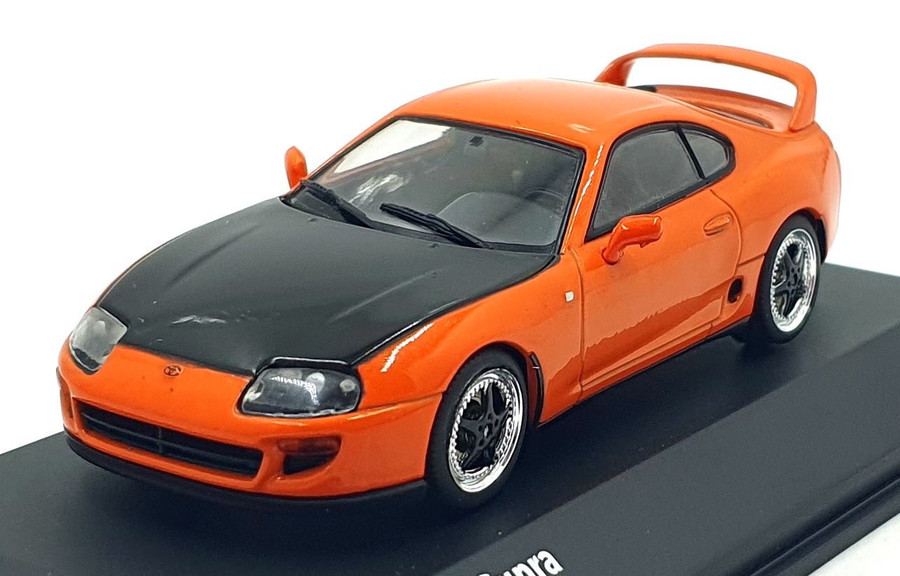 Solido 1/43 Scale Diecast S4314006 - 2001 Toyota Supra MK4 - Orange Custom