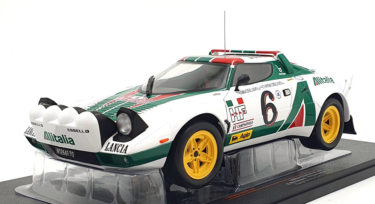 IXO 1/18 Scale 18RMC162B.22 - Lancia Stratos HF #6 MC Rally 1976