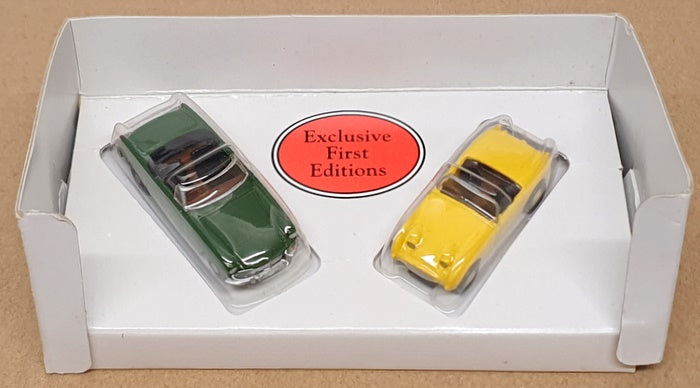 EFE 1/76 Scale 11501 11701 - MGB Roadster & Austin Healey Sprite - Green Yellow