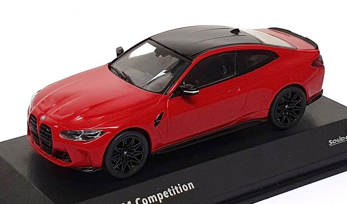 Solido 1/43 Scale S4316001 - BMW M4 Competition - Imola Red