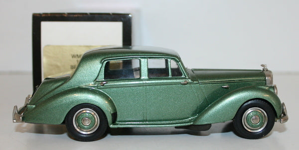 Western Models 1/43 Scale White Metal WMS58 - 1953 Bentley R Type - Met Green